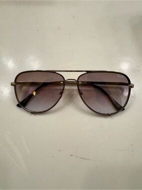 Quay Australia x Desi Perkins High Key Rimless Sunglasses